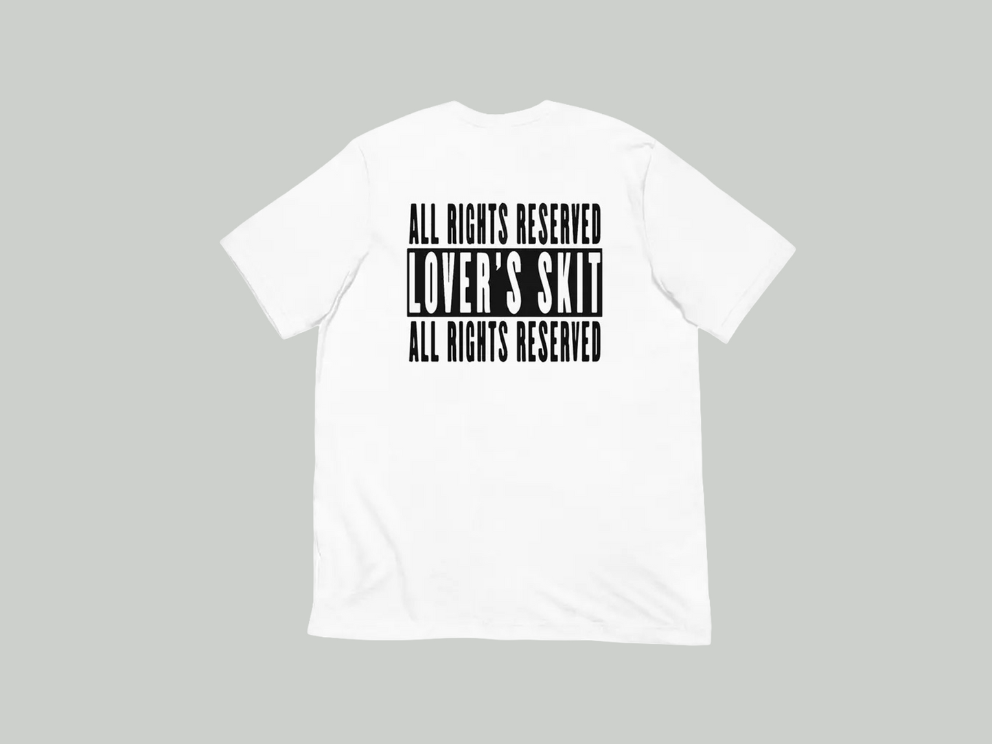 LOVER'S SKIT - F*CK MY LYFE - WHITE T-SHIRT