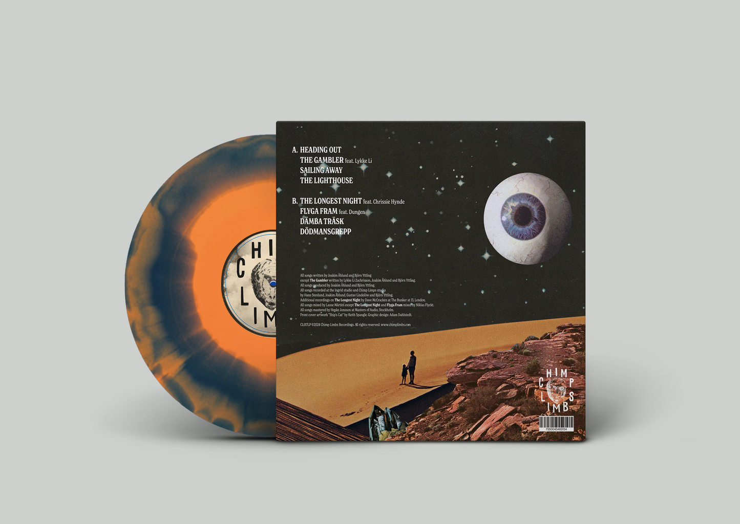 ABSTRACT CRIMEWAVE (FKA SMILE) - THE LONGEST NIGHT - ORANGE VINYL