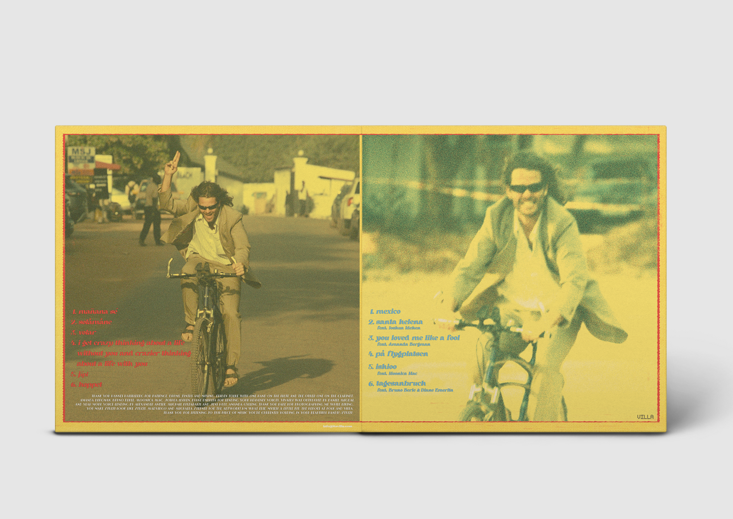 STUZZI - THE DRIVING TOWARDS THE SUNSET TAPES I & II - BLACK VINYL