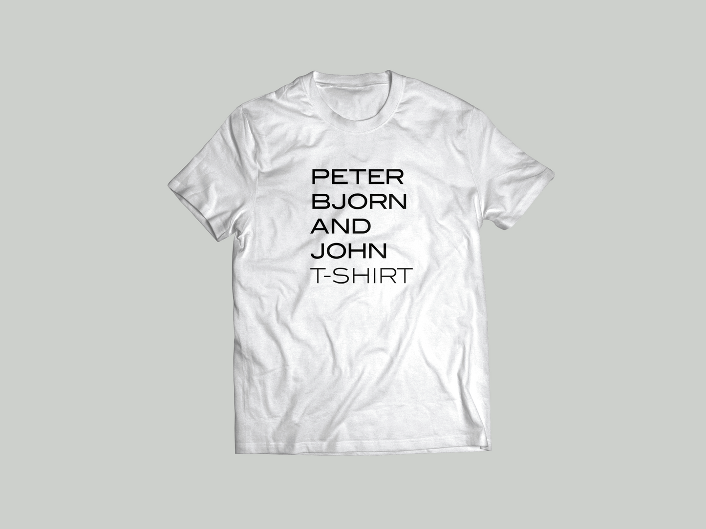 PETER BJORN AND JOHN - PETER BJORN AND JOHN - WHITE T-SHIRT