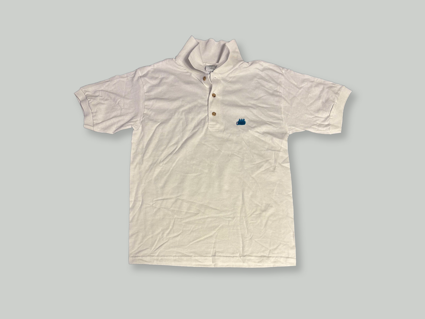 PETER BJORN AND JOHN - GIMME SOME POLO SHIRT - WHITE POLO T-SHIRT