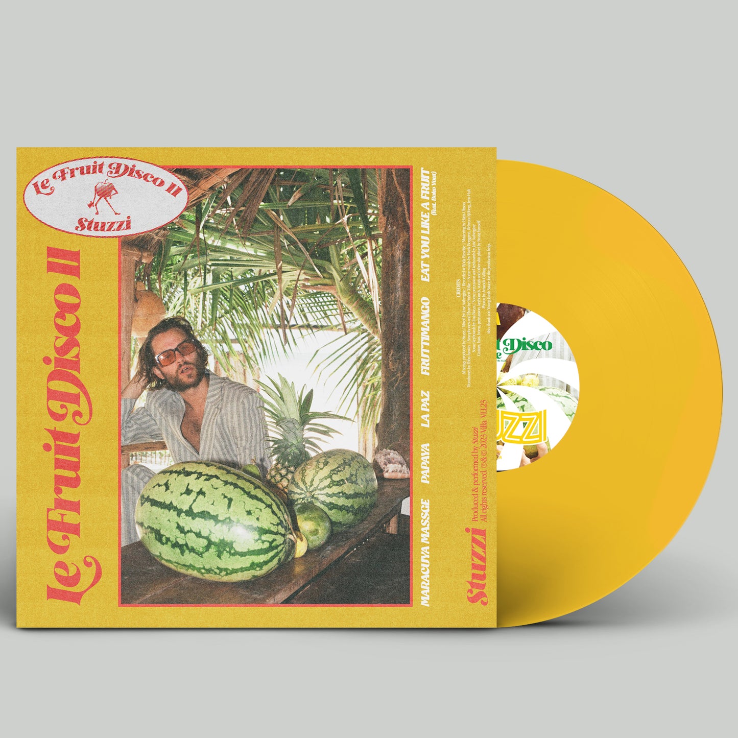 STUZZI - LE FRUIT DISCO I & II - YELLOW VINYL