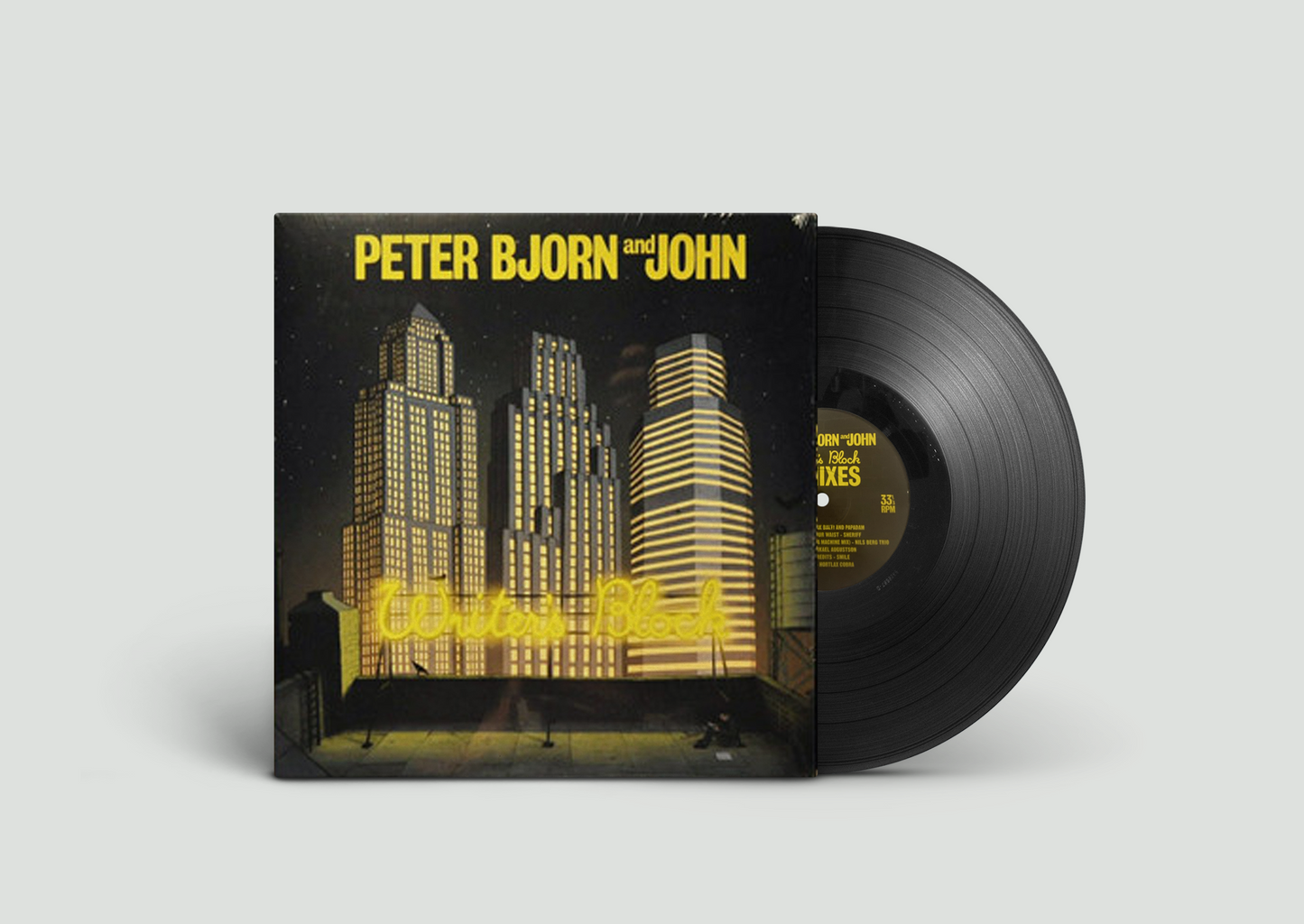 PETER BJORN AND JOHN - WRITER'S BLOCK REMIXES - 12" VINYL