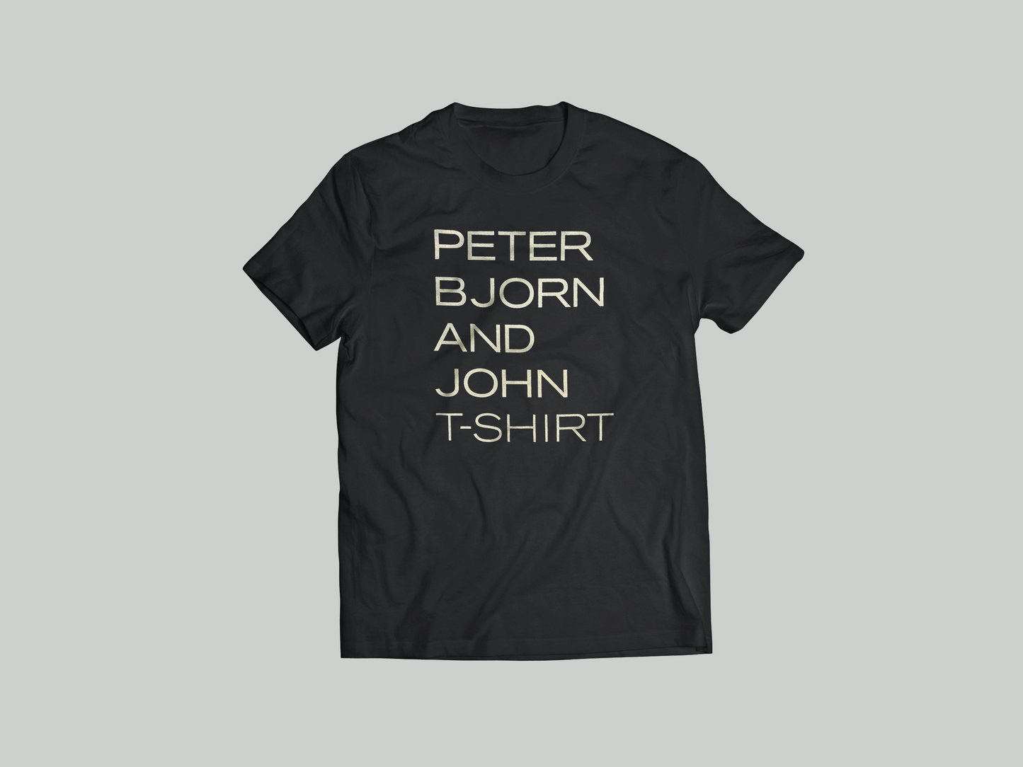 PETER BJORN AND JOHN - PETER BJORN AND JOHN - BLACK T-SHIRT