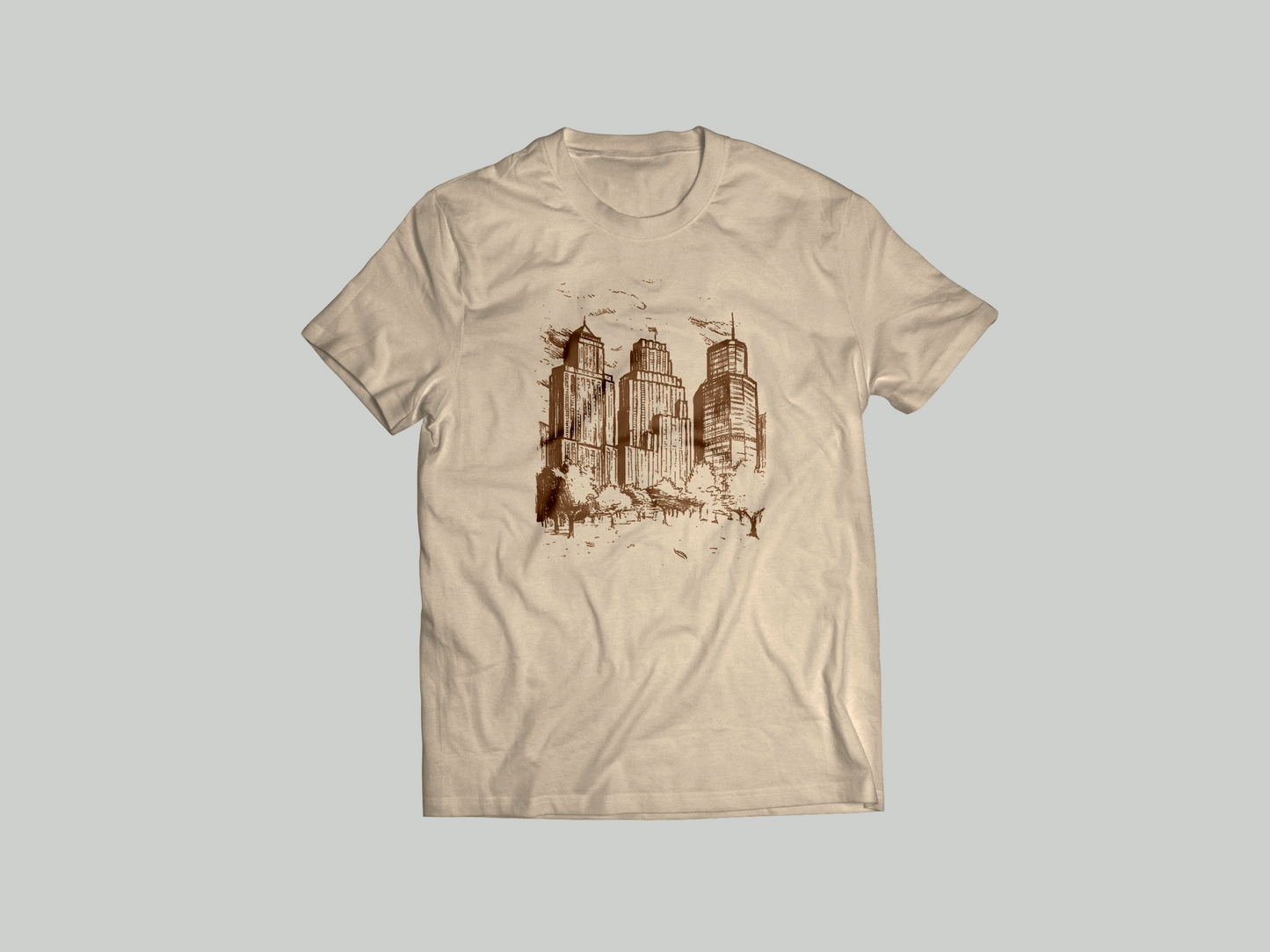 PETER BJORN AND JOHN - WRITER'S BLOCK - BEIGE T-SHIRT