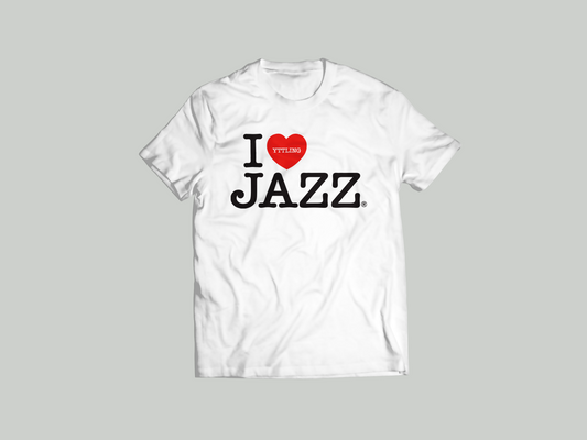 YTTLING JAZZ - I <3 YTTLING JAZZ - WHITE T-SHIRT