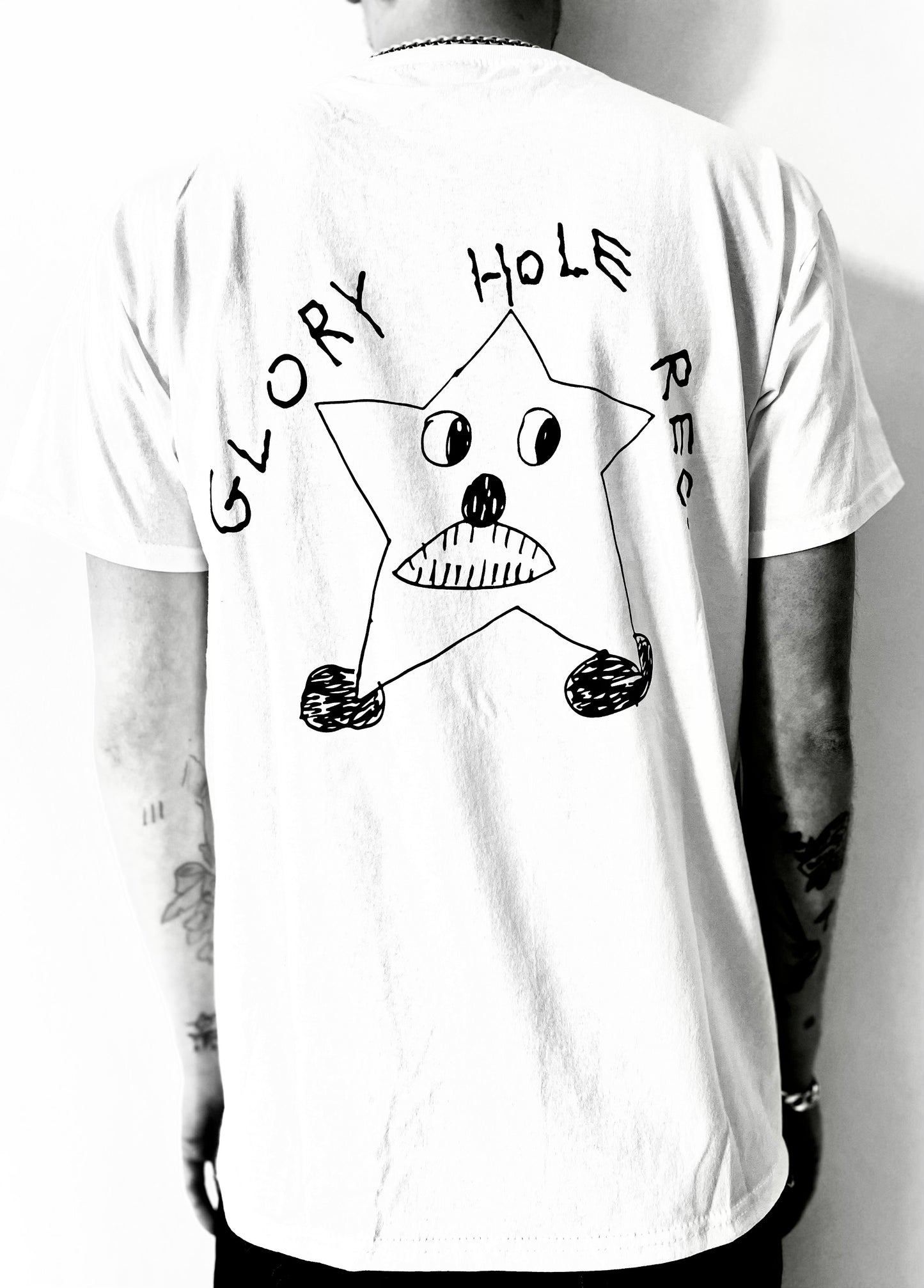 GLORY HOLE REC - ACAB WORLDWIDE - WHITE T-SHIRT